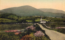 log cabins in the vermont mountains